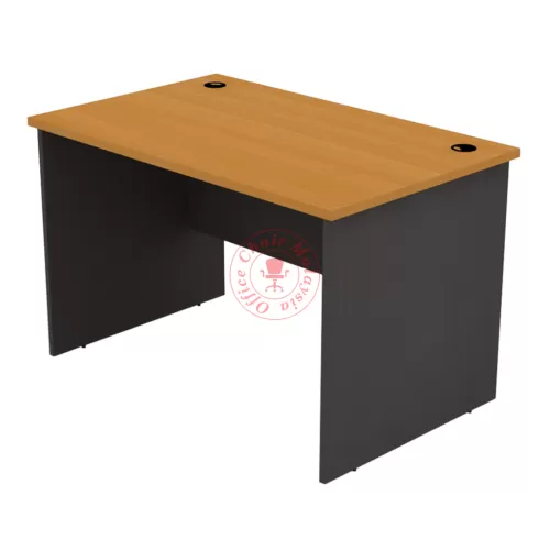 Beech Dark Grey Office Table | Color Beech Table | Beech Writing Table | Meja Pejabat Beech