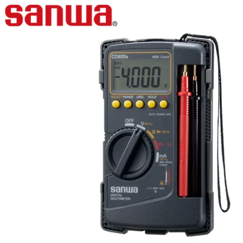 (JAPAN) SANWA CD800A DIGITAL MULTITESTER AC / DC MULTIMETER