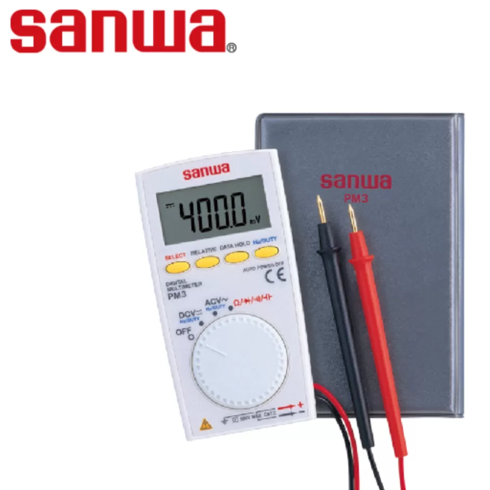 JAPAN) SANWA PM3 DIGITAL MULTITESTER POCKET TYPE MINI METER Johor