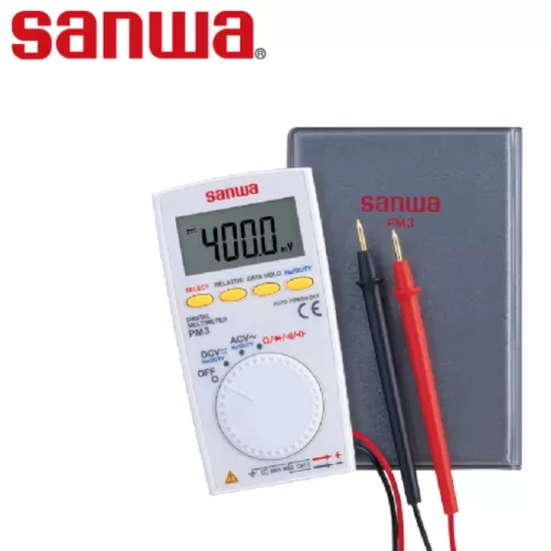 (JAPAN) SANWA PM3 DIGITAL MULTITESTER POCKET TYPE MINI METER