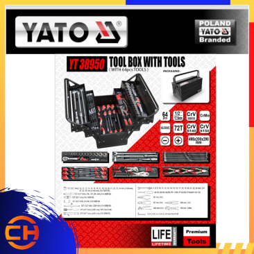 YATO 64PCS TOOL BOX SET [YT38950]