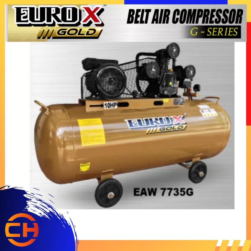 EUROX GOLD 8 BAR AIR COMPRESSOR 350L 10HP 870RPM [EAW7735G]
