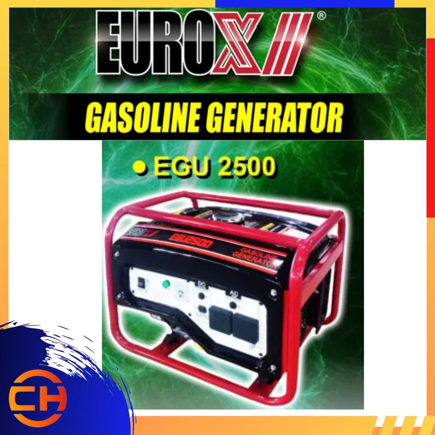 EURO X EUROPOWER PETROL GENERATOR GASOLINE GENERATORS 2000W / 3000W [EGU2500]