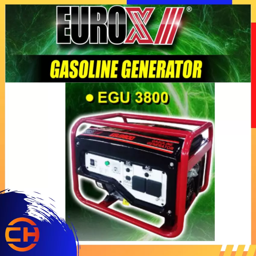 EURO X EUROPOWER PETROL GENERATOR GASOLINE GENERATORS [EGU3800]
