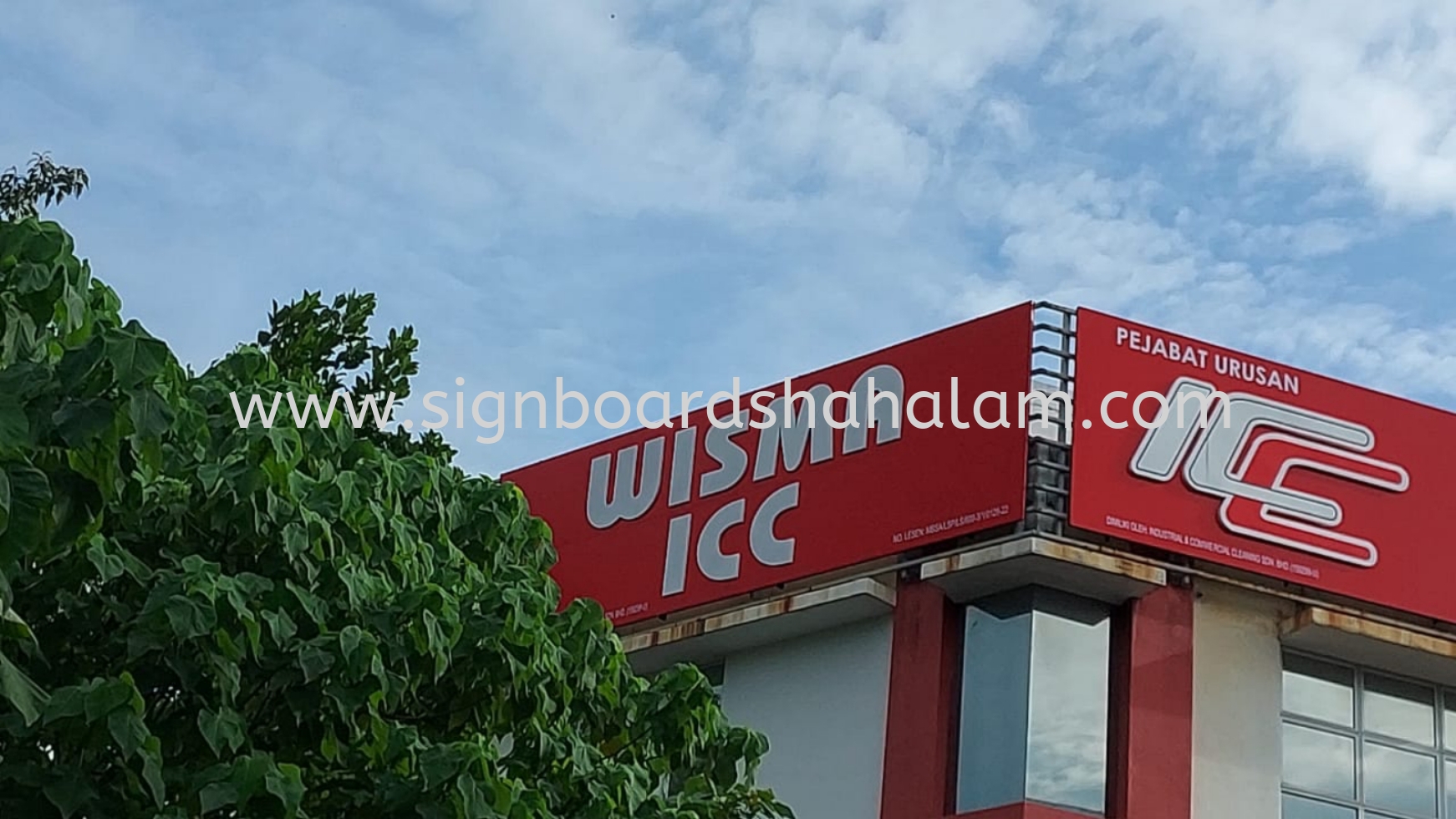 Industrial Commercial Cleaning Shah Alam- ACP Signage With 3D Box Up 