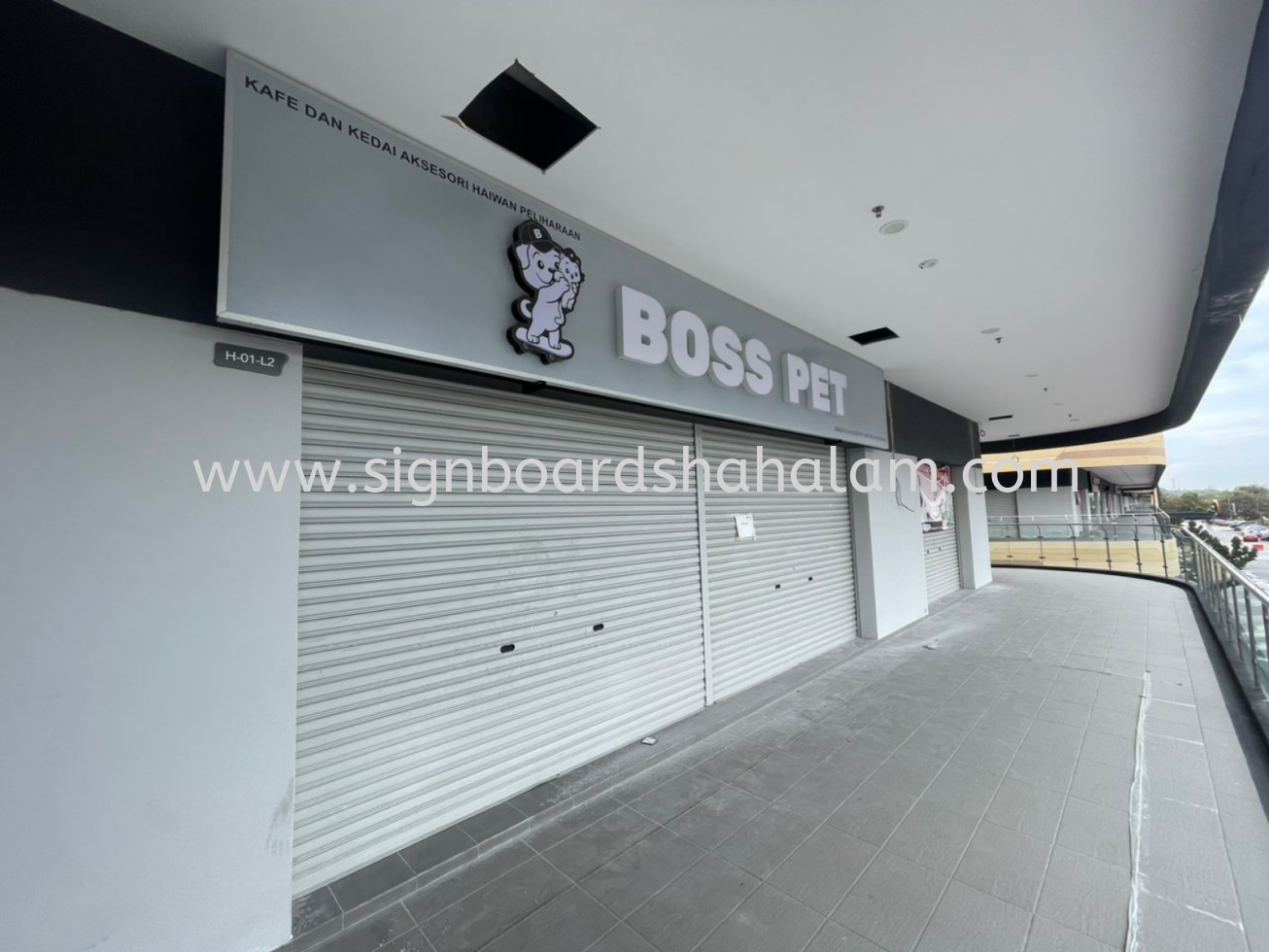 Boss Pet Semenyik - 3D Box Up Signboard -Frontlit 