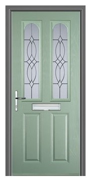 Composite Door Glass : WCD - 5664 (Light Dirty Green)