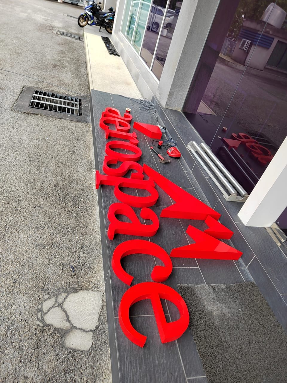 3D Box Up Lettering at Petaling Jaya