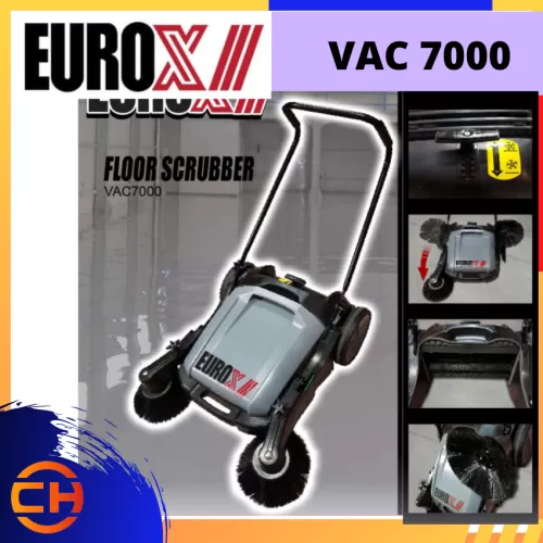 EUROX MANUAL FLOOR SCRUBBER SWEEPING MACHINE [ VA7000]