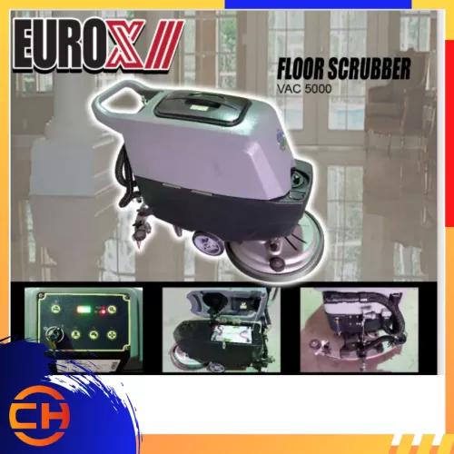 EUROX REVERSE ELECTRIC INDUSTRIAL FLOOR SCRUBBER [VAC5000]