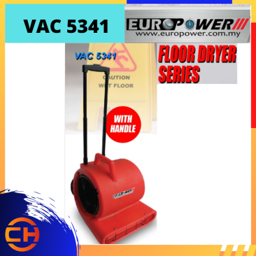 EUROPOWER INDUSTRIAL FLOOR DRYER FAN BLOWER WITH HANDLE 850W [VAC5341]