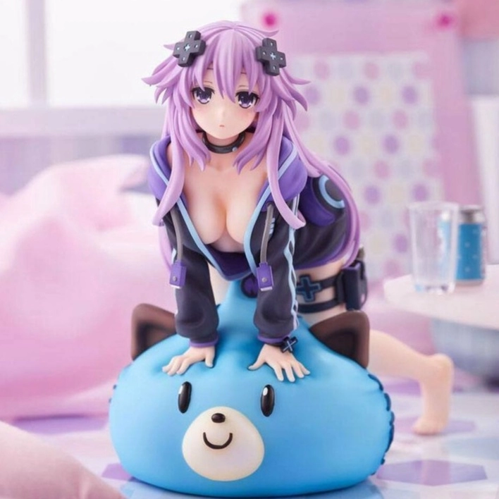 Broccoli Hyperdimension Neptunia Purple Heart Wakening Wakeup ver. 1/8 PVC figure 花椰菜 超次元游戏 海王星 次元的旅人涅普迪努 起床手办 现货