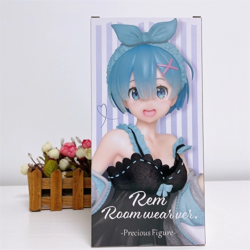 Taito Rem Black Sleepwear Loungewear Ver. Re:Zeroq Renewal Precious Prize Figure 蕾姆雷姆景品手办 雷姆黑色睡衣手办