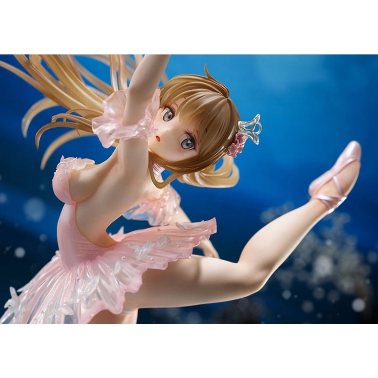 Swan Girl by WAVE Anime Cute Girl Figurine 白天鹅少女手办动漫原画芭蕾舞团的白鸟美少女模型二次元摆件