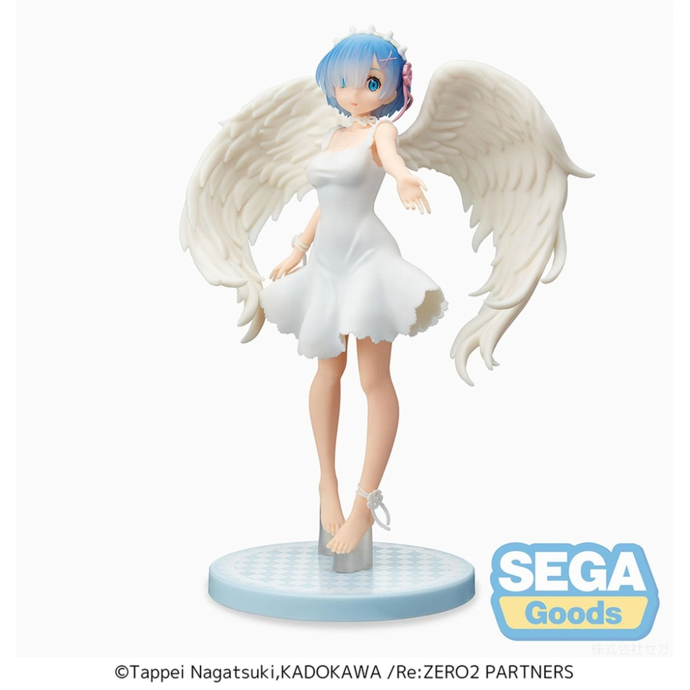 SEGA Rem Demon White Angel Ver. Re:Zero White Datenshi Rem LPM Prize Figure 世嘉 从零开始的异世界 蕾姆 雷姆堕天使 景品手办 正品