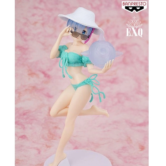 Banpresto EXQ REM Swimsuit Bikini with Ball Figure Re:Zero kara Hajimeru Vol.3 Rem 眼镜厂 EXQ 从零开始的异世界 雷姆 蕾姆 泳衣装 水着手办