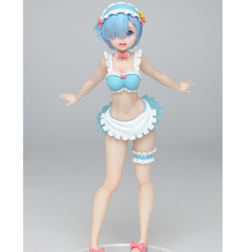 Taito Rem Bikini Servant Sexy Swimsuit Rem 现货 TAITO 景品 从零开始异世界 蕾姆 雷姆 女仆 泳衣 围裙 手办