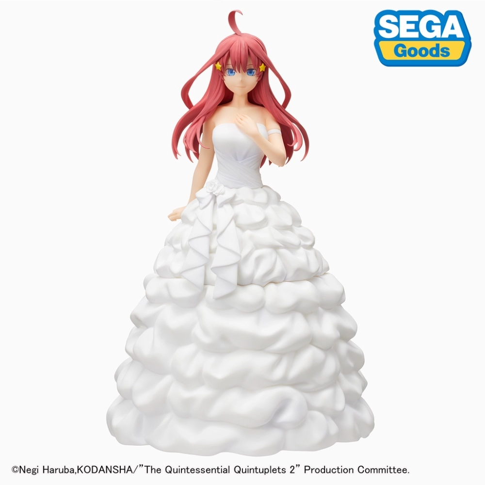 SEGA Nano Itsuki White Wedding Dress Version Anime Model Figure 现货 五等分的花嫁 中野五月 婚纱 景品手办