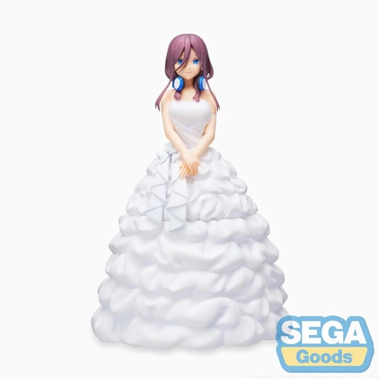 Sega Nakano Miku Wedding Dress Figure The Quintessential Quintuplets 世嘉 五等分的花嫁 中野三玖 婚纱礼服模型 景品 手办