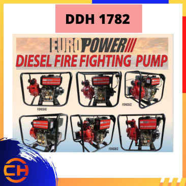 EURO POWER DIESEL FIRE FIGHTING PUMP SINGLE CYLINDER 4 STROKE AIR-COOLED [DDH1782]