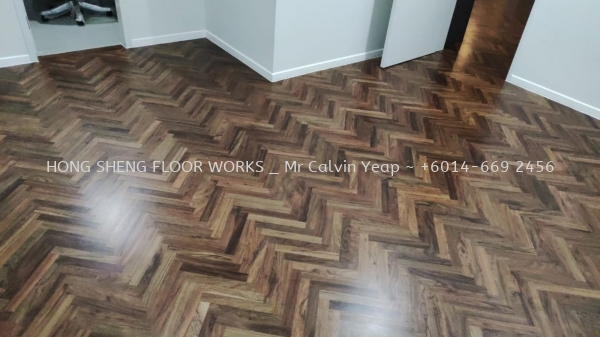  Refurbishment Walnut Flooring Parquet Flooring Selangor, Malaysia, Kuala Lumpur (KL), Petaling Jaya (PJ) Supplier, Suppliers, Supply, Supplies | Hong Sheng Floor Works