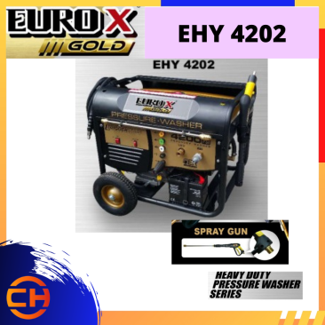 EUROX 4 STROKE GASOLINE HIGH PRESSURE WASHER CLEANER 4 TYPE NOZZLE [EHY 4202] 