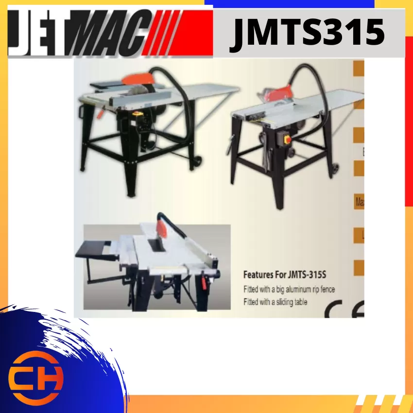 JETMAC INDUCTION MOTOR 3HP TABLE SAW [JMTS315]
