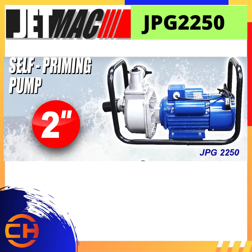 JETMAC SELF-PRIMING PUMP 2.5HP MOTOR 2" WATER PUMP(100%COPPER MOTOR) [JPG2250]