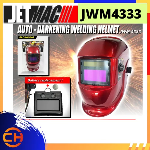 JETMAC AUTO DARKENING WELDING HELMET [JWM4333]