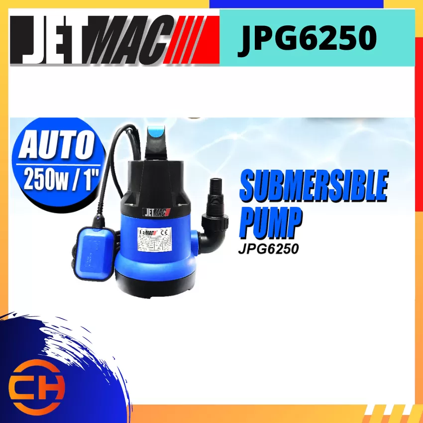 JETMAC  AUTO SWITCH SUBMERSIBLE PUMP ELECTRIC HIGH POWER [JPG6250]