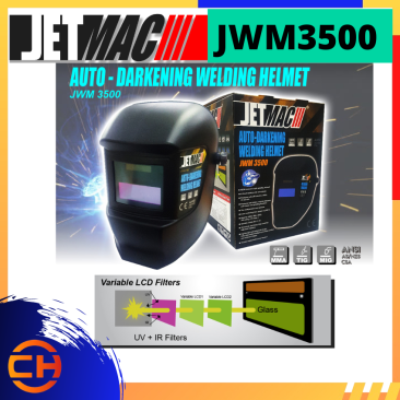 JETMAC AUTO DARKENING WELDING HELMET [JWM3500]