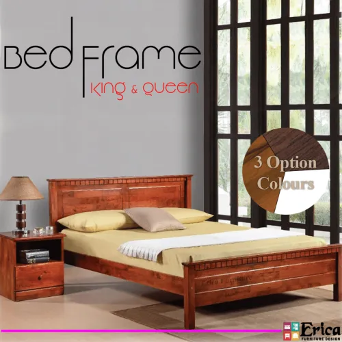 Wooden Bed Q/K 1519/1619