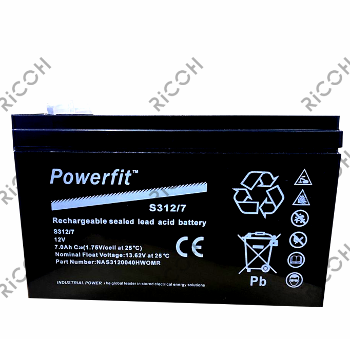 POWERFIT S312/7 12V7.0Ah BATTERY ORIGINAL 1 YEAR WARRANTY