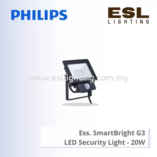 PHILIPS LIGHTING ESSENTIAL SMARTBRIGHT G3 LED FLOOD LIGHT SENSOR 20W 911401732852 911401732862