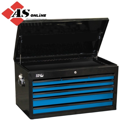 SP TOOLS Sumo Series Tool Box - 7 Drawer - Black/blue Drawers / Model: SP40121