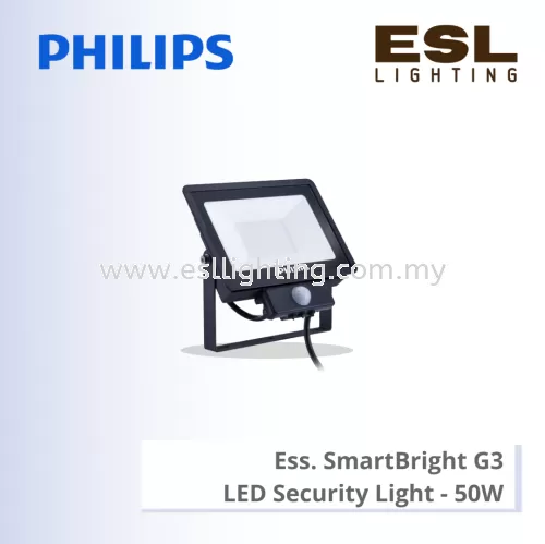 PHILIPS LIGHTING ESSENTIAL SMARTBRIGHT G3 LED FLOOD LIGHT SENSOR 50W 911401732912 911401732932