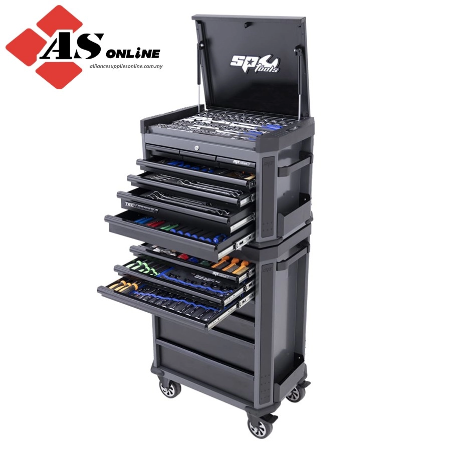 SP TOOLS Tech Series Tool Kit - 627pc - Metric/sae - Diamond Black / Model: SP50444D