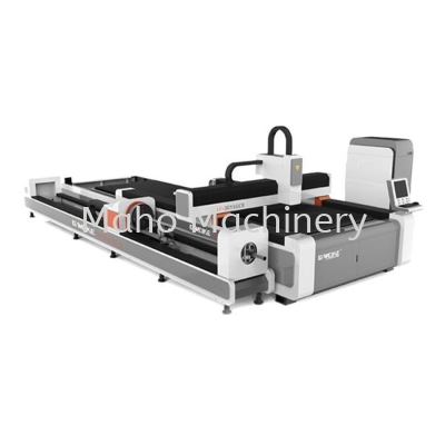 MODEL LF3015GCR - PIPE AND PLATE EXCHANGE PLTFORM FIBER LASER CUTTING MACHINE