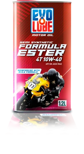 Evolube Formula Ester (Semi Synthetic) 4T 10W40 Motorcycle Engine Oil