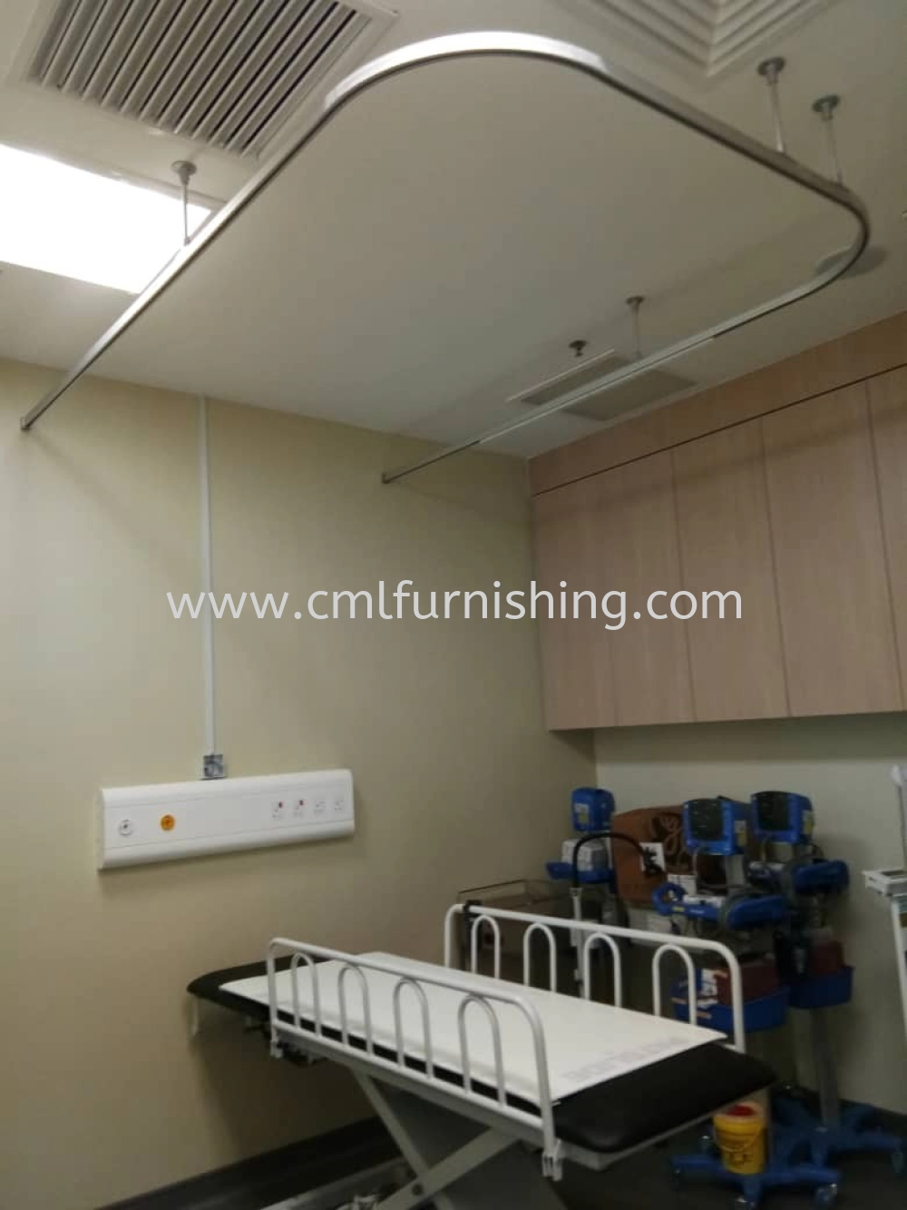 Hospital Track and Curtain