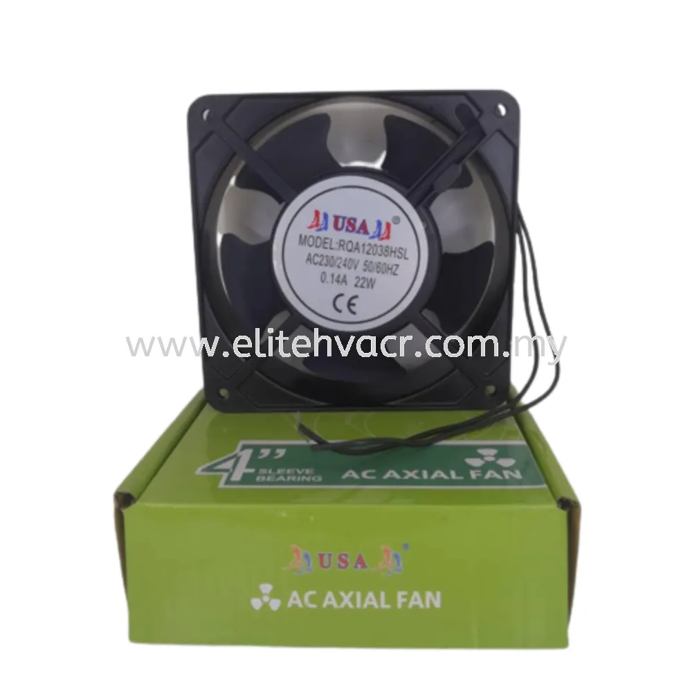 USA 4” & 6”  CHILLER FAN MOTOR/SLEEVA BEARING  AC AXIAL FAN