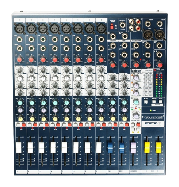 EFX8.SOUNDCRAFT Low-cost, High-performance Lexicon® Effects Mixers SOUNDCRAFT PA/Sound System Johor Bahru JB Malaysia Supplier, Supply, Install | ASIP ENGINEERING