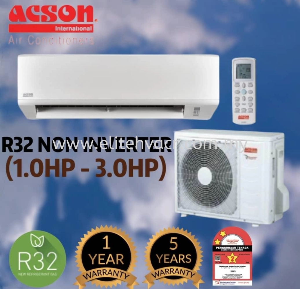 ACSON R32 NON INVERTER WALL MOUNTED 