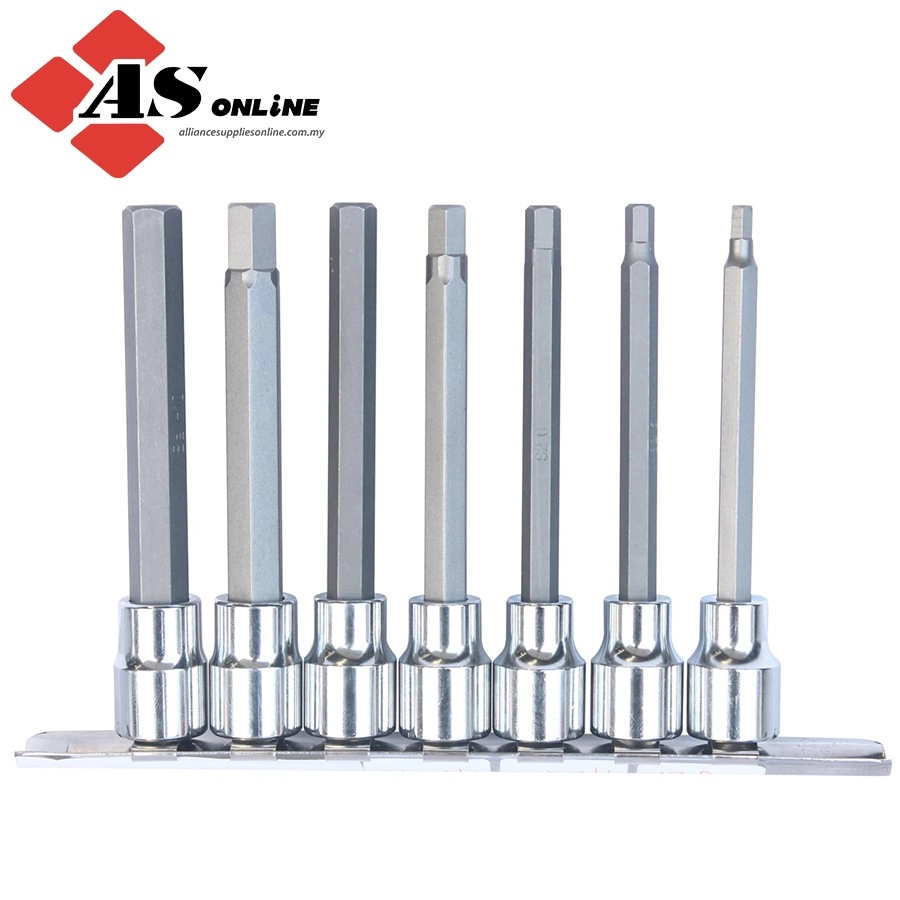 SP TOOLS 3/8"Dr Inhex Deep Socket Rail Set - 7pc - Metric / Model: SP20547