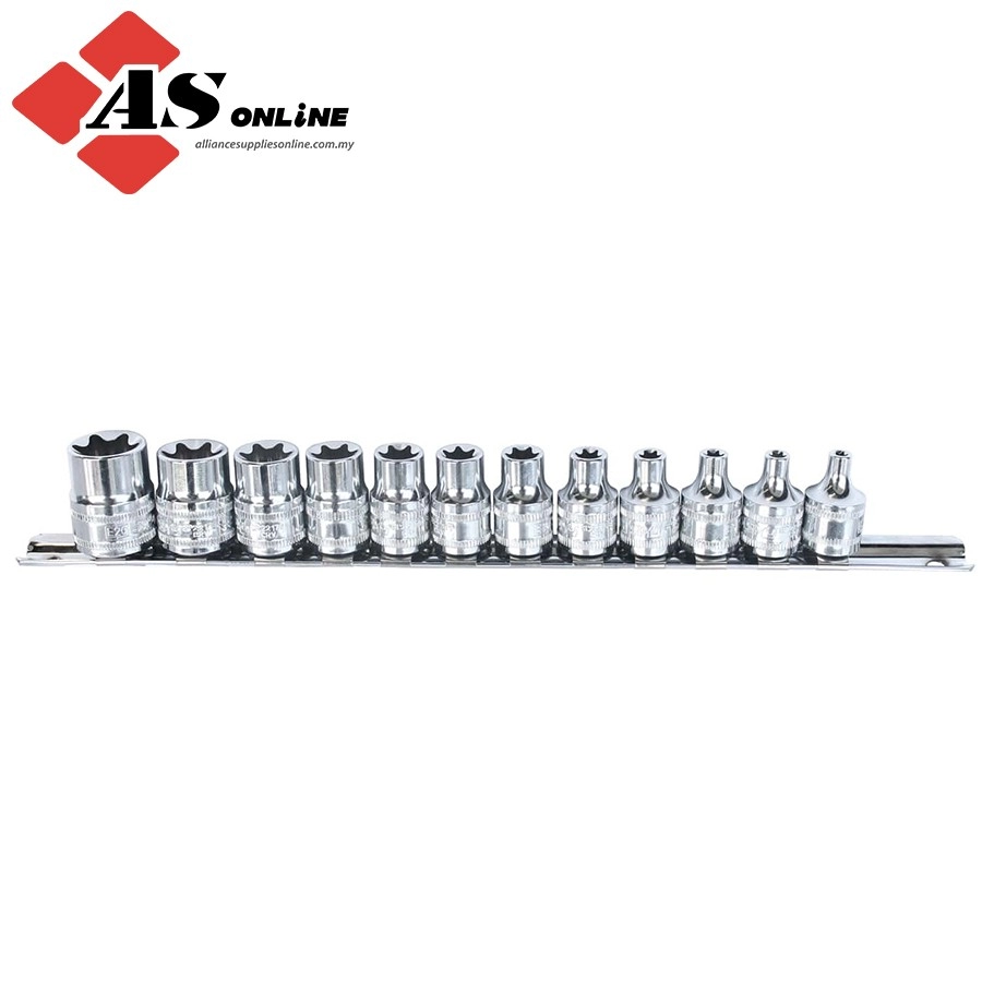 SP TOOLS 3/8"Dr Socket Rail Set - 12pc - E-torx / Model: SP20550