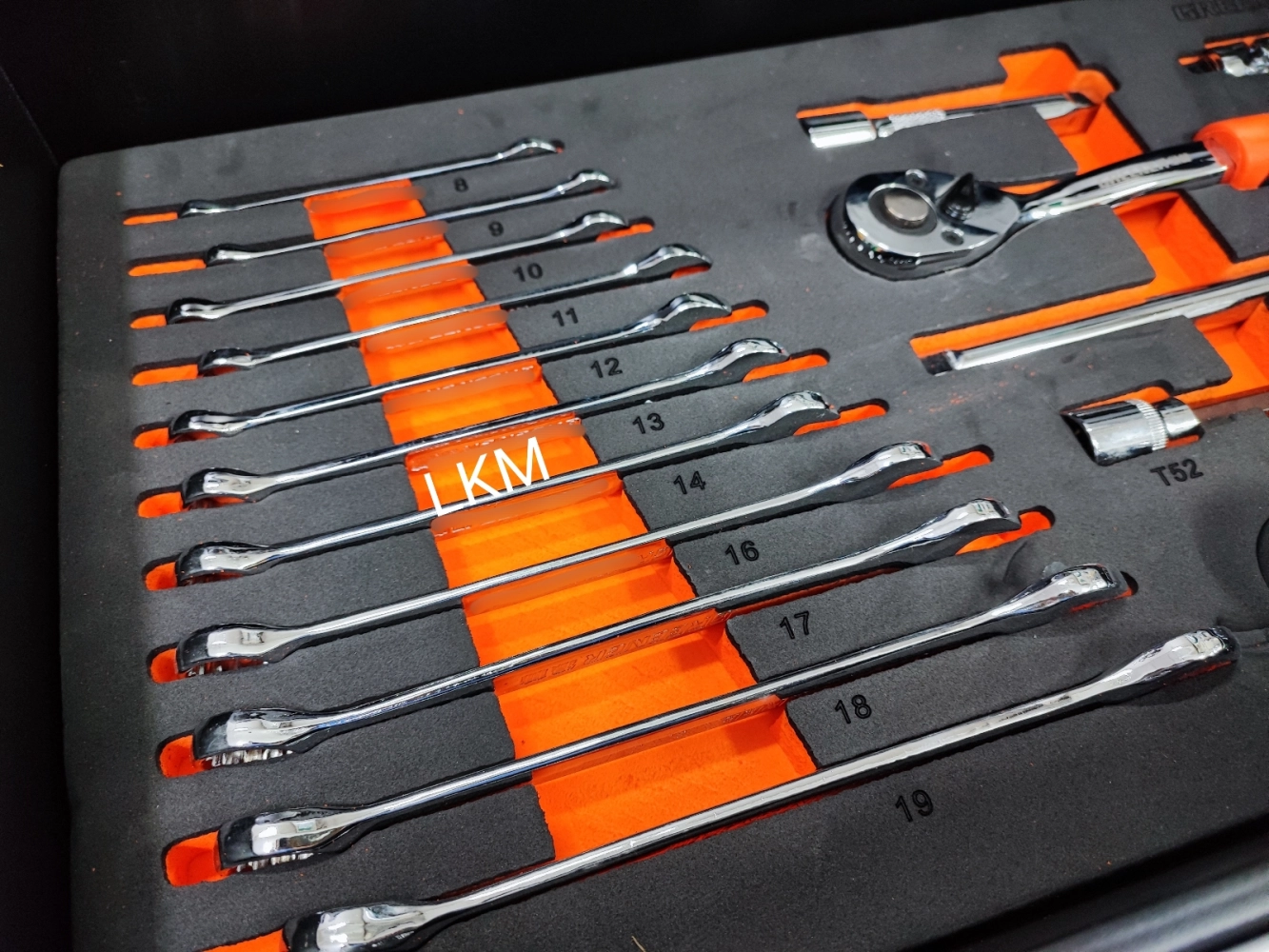 LKM 139PCS 5 DRAWER AUTOMOTIVE TOOLS TROLLEY SET