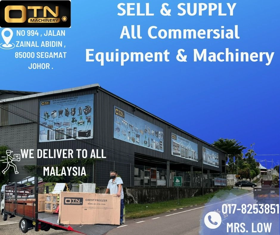 SELL AND SUPPLY ALL COMMERCIAL EQUIPMENT AND MACHINERY