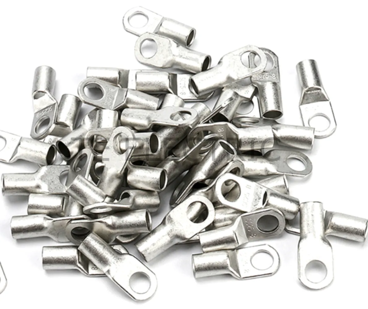 CABLE LUGS 1.5mm / 2.5mm / 4mm / 6mm / 10mm / 16mm / 25mm / 35mm / 50mm RING TERMINALS WIRE CONNECTORS TIN PLATED PURE COPPER