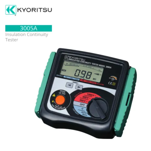 KYORITSU MODEL 3005A DIGITAL INSULATION TESTERS / CONTINUITY TESTERS (JAPAN)