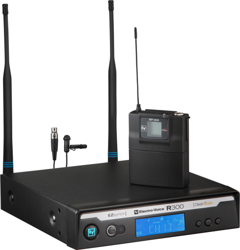 R300-L.ELECTRO-VOICE Lapel system with ULM18 directional microphone ELECTRO-VOICE PA/Sound System Johor Bahru JB Malaysia Supplier, Supply, Install | ASIP ENGINEERING